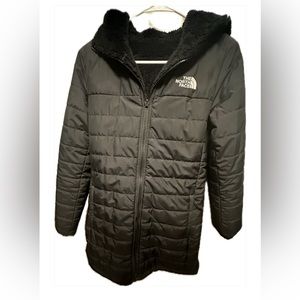 Womens northface coat, reversible